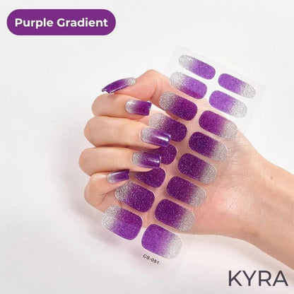 Purple Gradient Gel Strip - KYRA